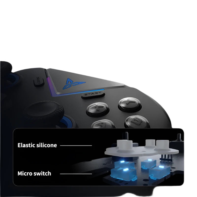 New Flydigi VADER 4 Pro/ VADER 3 Game Handle Force Feedback Six-Axis RGB Customize Game Controller Multi-Support PC/NS/Mobile/TV