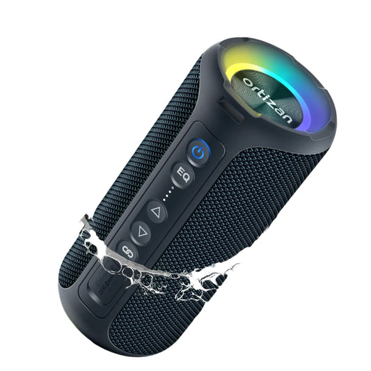 Ortizan Bluetooth Speakers 40W Enhanced Bass Portable Outdoor Wireless Speaker 30Hrs IP7 Waterproof Shower Speaker Bluetooth 5.3