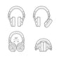 Original Audio Technica ATH M50X HIFI Earphones Professional Fully Enclosed Monitoring Headphones Foldable Music Game Headset