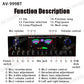 AV-555BT/999BT Bluetooth Sound Amplifiers Dual Dynamic Screen HiFi Stereo Digital Amplify For Home Car Theatre Karaoke Max 4000W